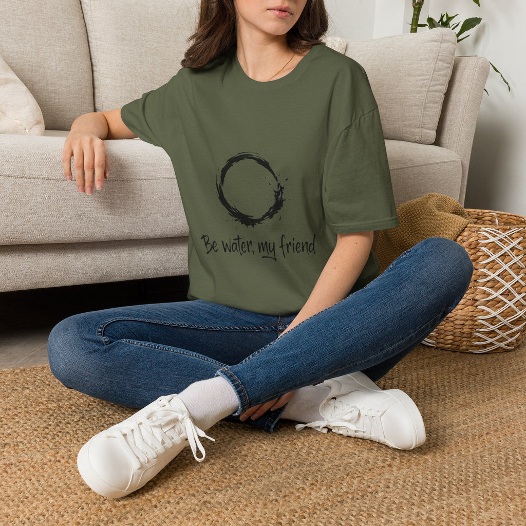 New Design Philosophy T‑Shirt “Be water, my friend” – Unisex Soft Cotton