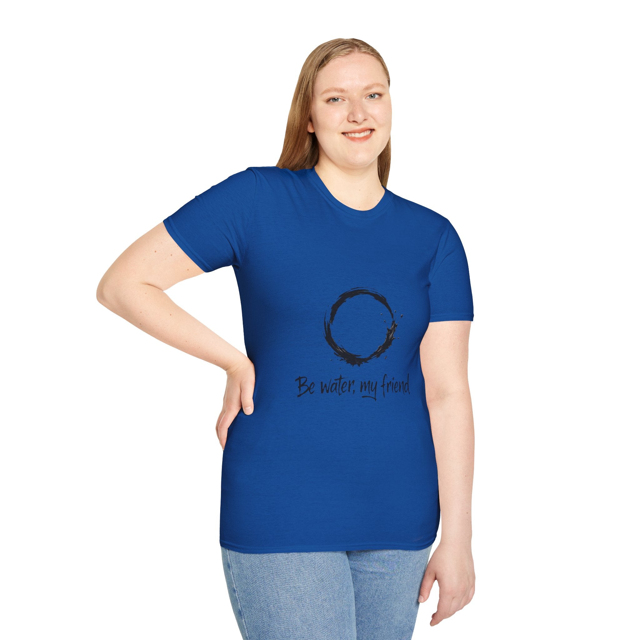 New Design Philosophy T‑Shirt “Be water, my friend” – Unisex Soft Cotton