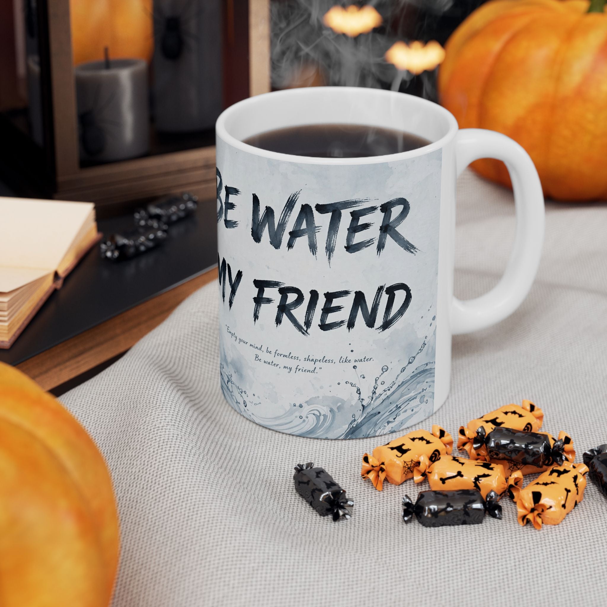The Water Way Mug – Bruce Lee's Timeless Wisdom, Now in Ceramic (11oz & 15oz)