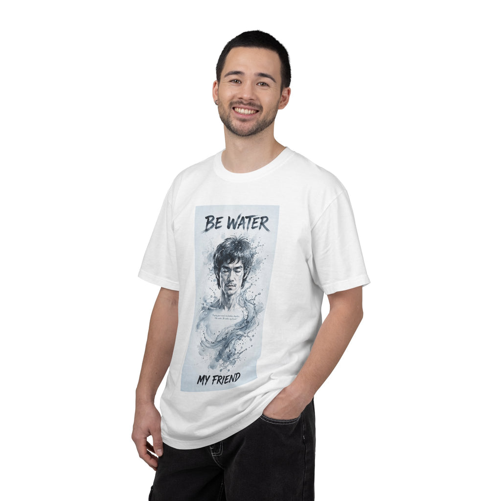 Unisex Garment-Dyed T-shirt | Remind You Be Water Like Bruce Lee