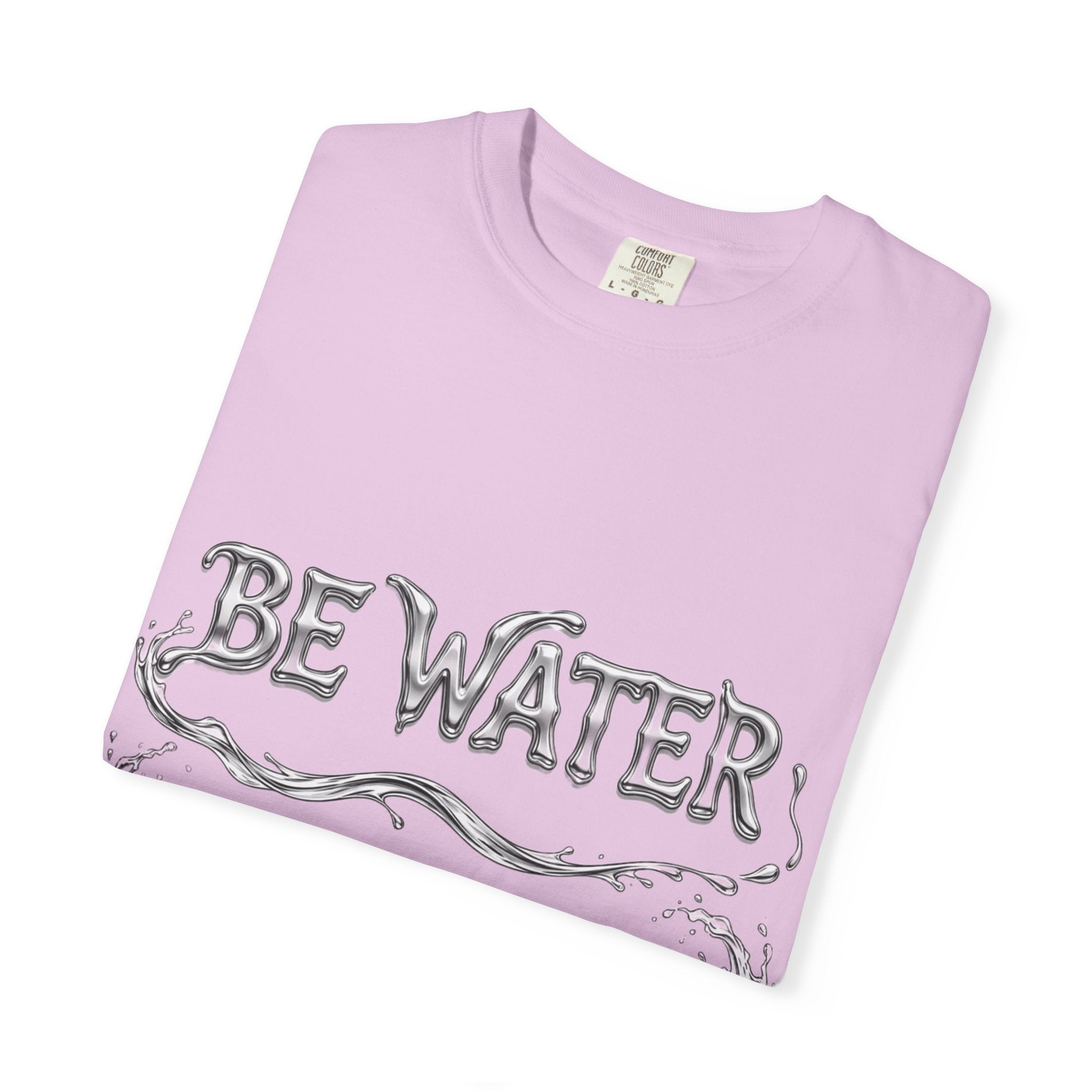 Bruce Lee "Be Water" Philosophy T-Shirt | Garment-Dyed Relaxed Fit, Unisex Style