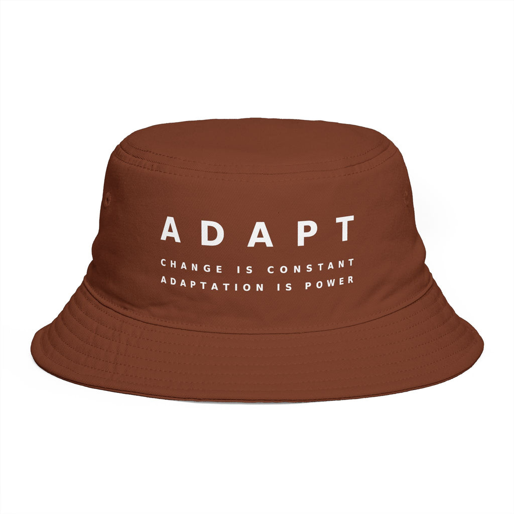 BeWater ADAPT Embroidered Bucket Hat — Minimalist Outdoor Surf & Streetwear