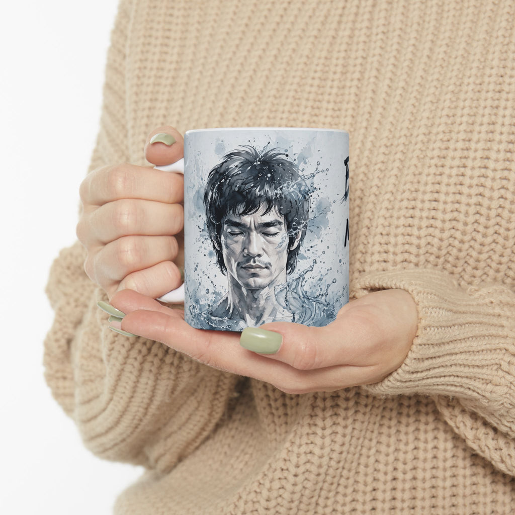 The Water Way Mug – Bruce Lee's Timeless Wisdom, Now in Ceramic (11oz & 15oz)