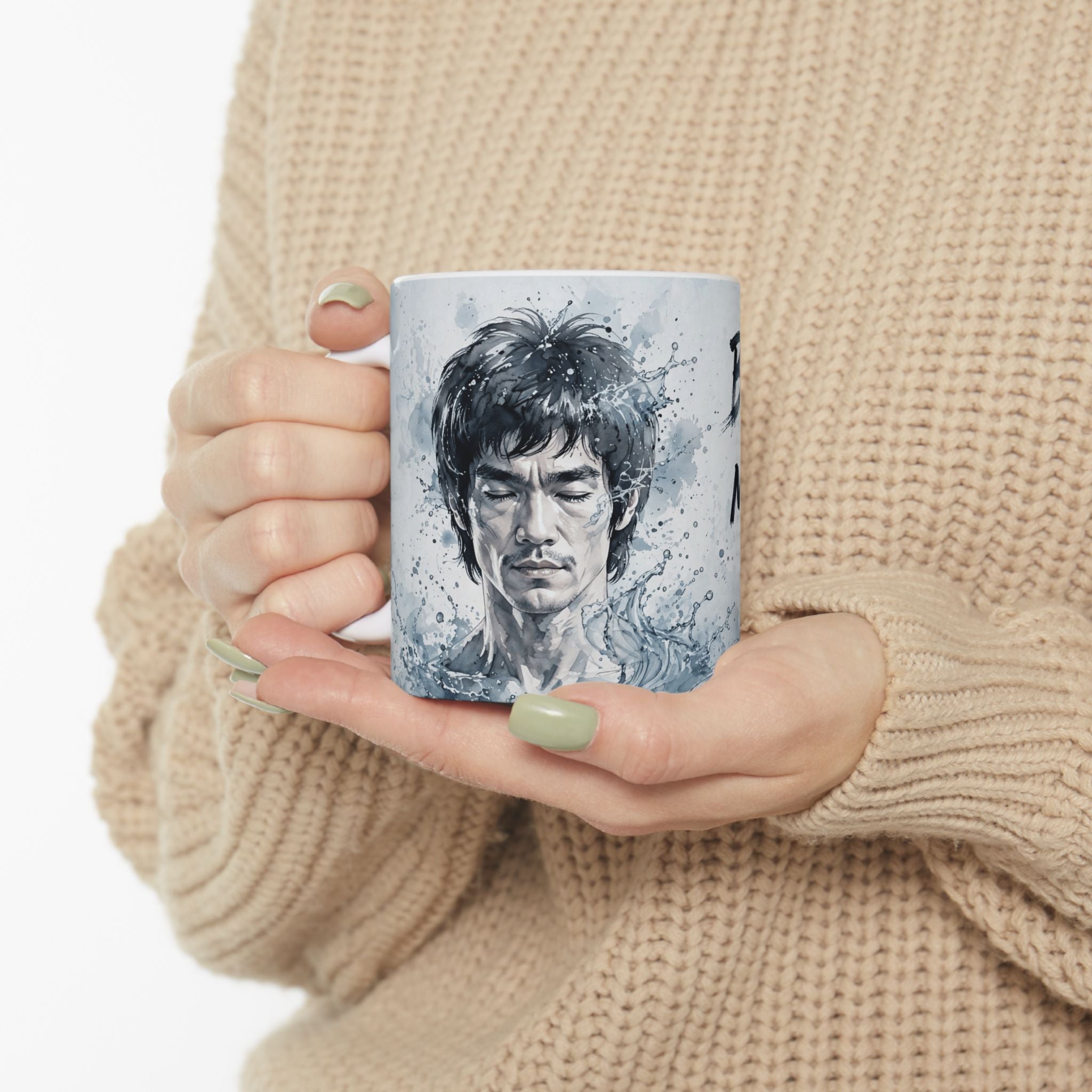 The Water Way Mug – Bruce Lee's Timeless Wisdom, Now in Ceramic (11oz & 15oz)