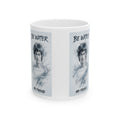 Flow Like Water: Bruce Lee Quote Ceramic Mug – Sip Your Philosophy in Two Sizes