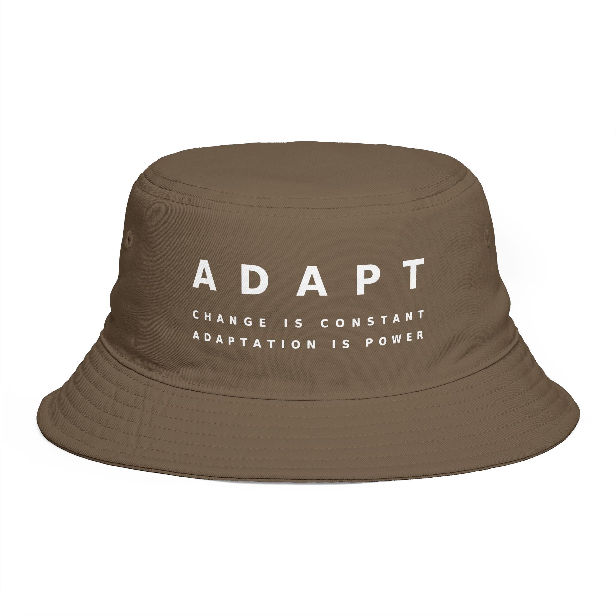 BeWater ADAPT Embroidered Bucket Hat — Minimalist Outdoor Surf & Streetwear