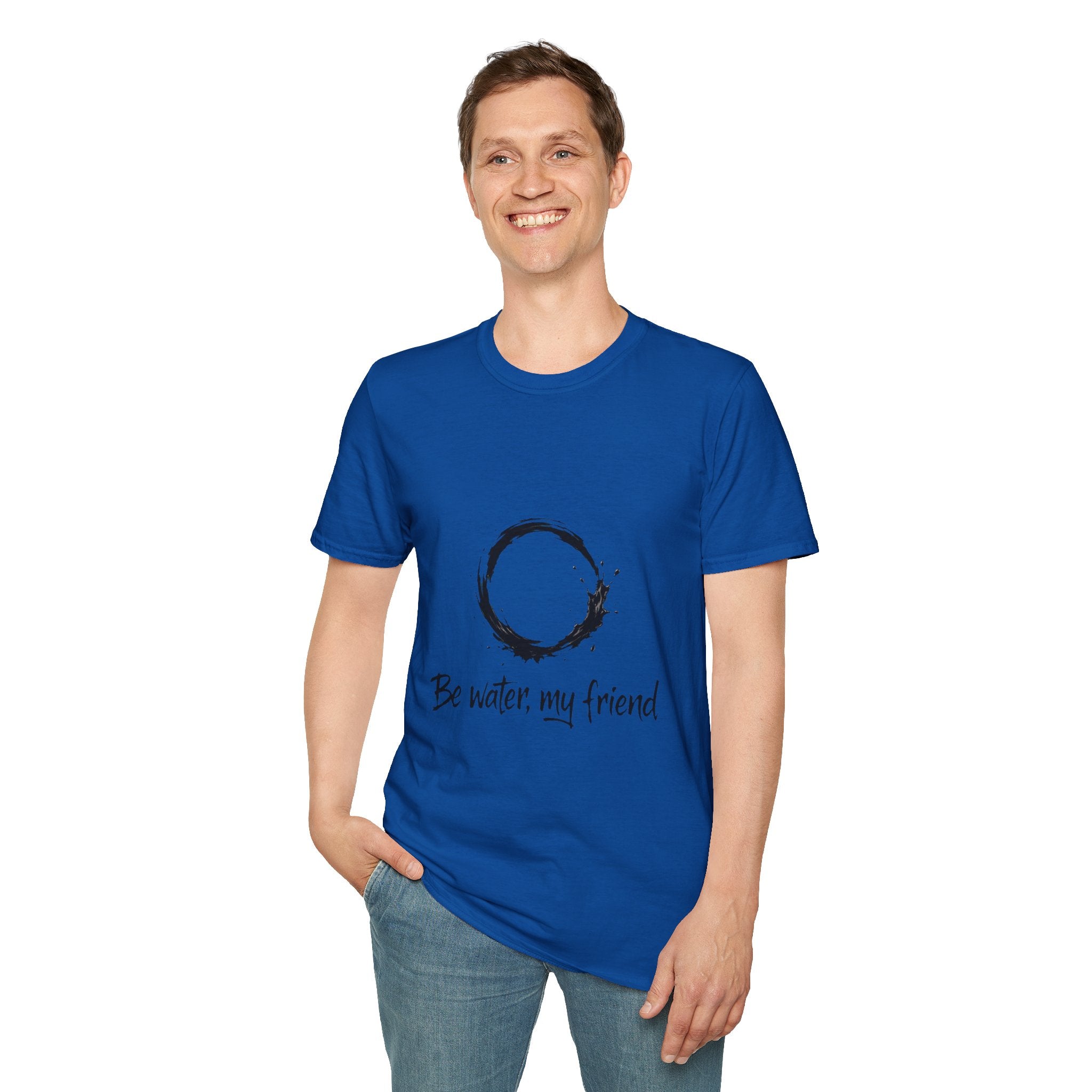 New Design Philosophy T‑Shirt “Be water, my friend” – Unisex Soft Cotton