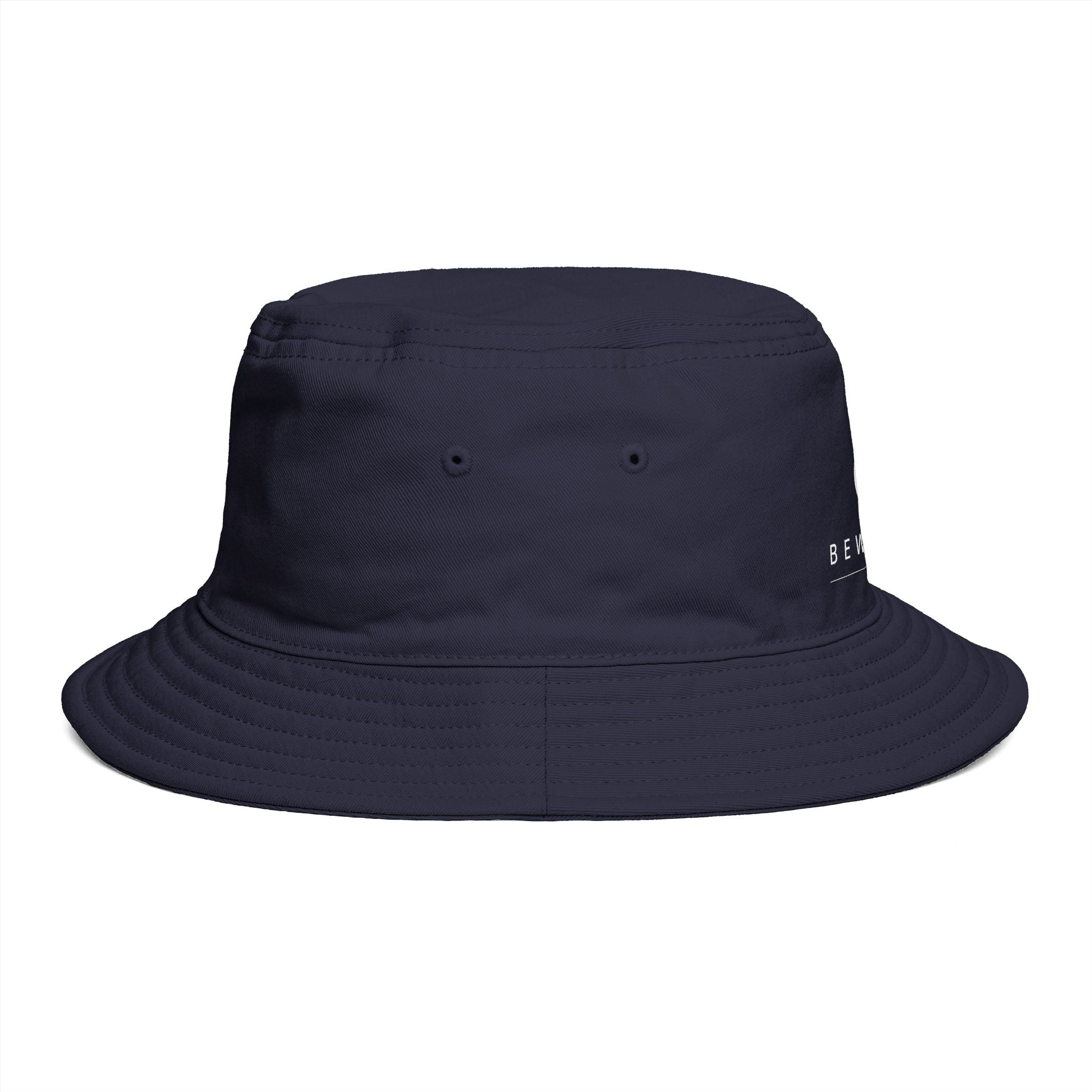 Be Water Embroidered Bucket Hat — Minimalist Outdoor Surf & Streetwear