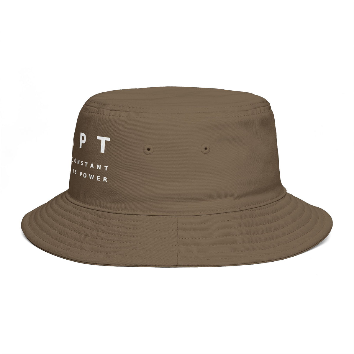 BeWater ADAPT Embroidered Bucket Hat — Minimalist Outdoor Surf & Streetwear