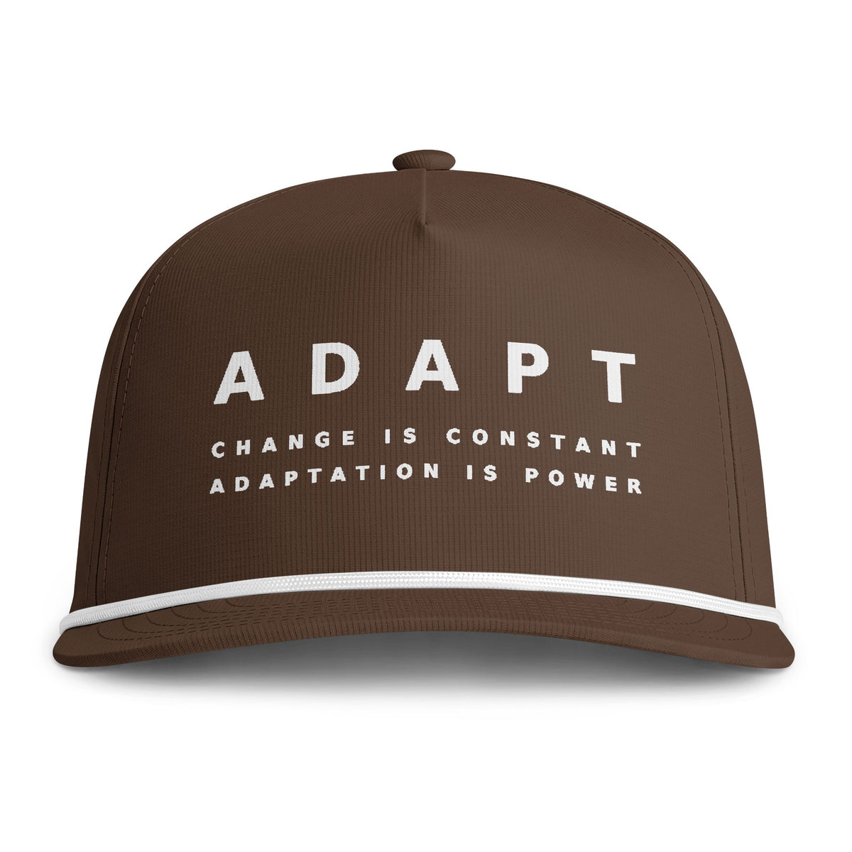 BeWater ADAPT Sunwashed Rope Cap - Retro Water Drop Logo Rope-Trim Baseball Hat