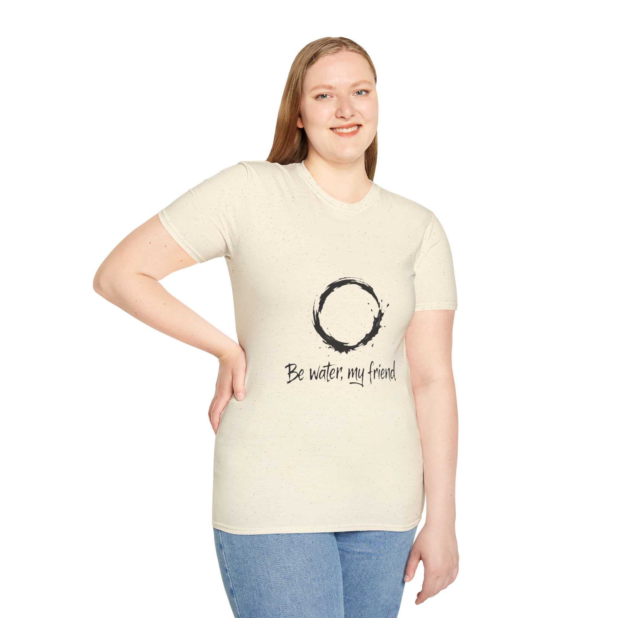 New Design Philosophy T‑Shirt “Be water, my friend” – Unisex Soft Cotton