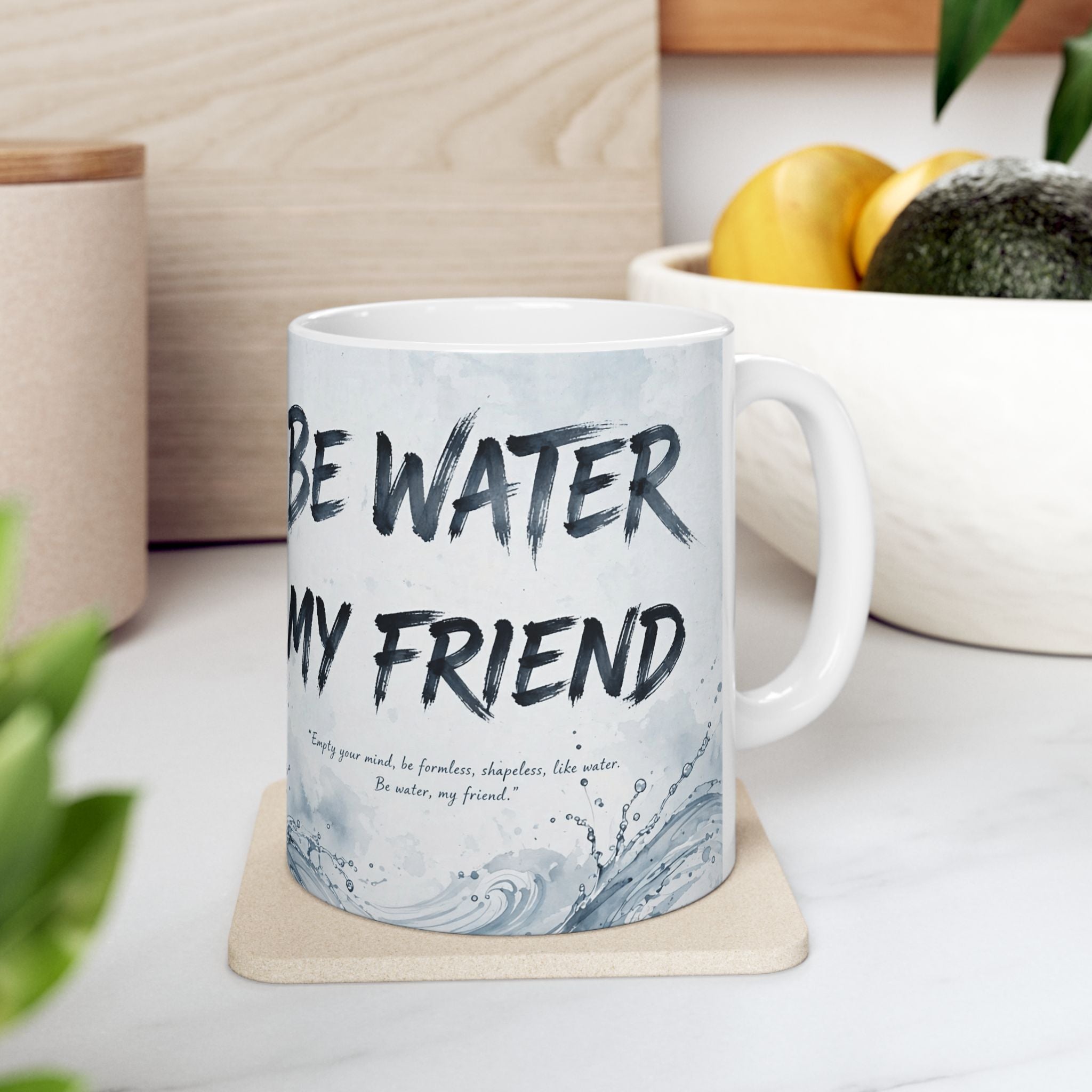 The Water Way Mug – Bruce Lee's Timeless Wisdom, Now in Ceramic (11oz & 15oz)