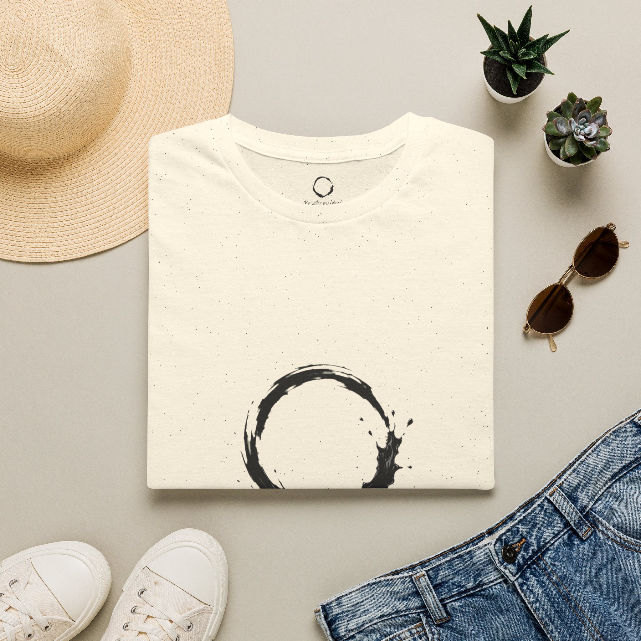 New Design Philosophy T‑Shirt “Be water, my friend” – Unisex Soft Cotton