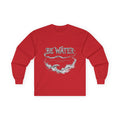 Embrace Adaptability – Bruce Lee "Be Water" Long Sleeve Shirt, Vintage Wash, Soft Touch, Ideal Gift for Philosophers & Warriors