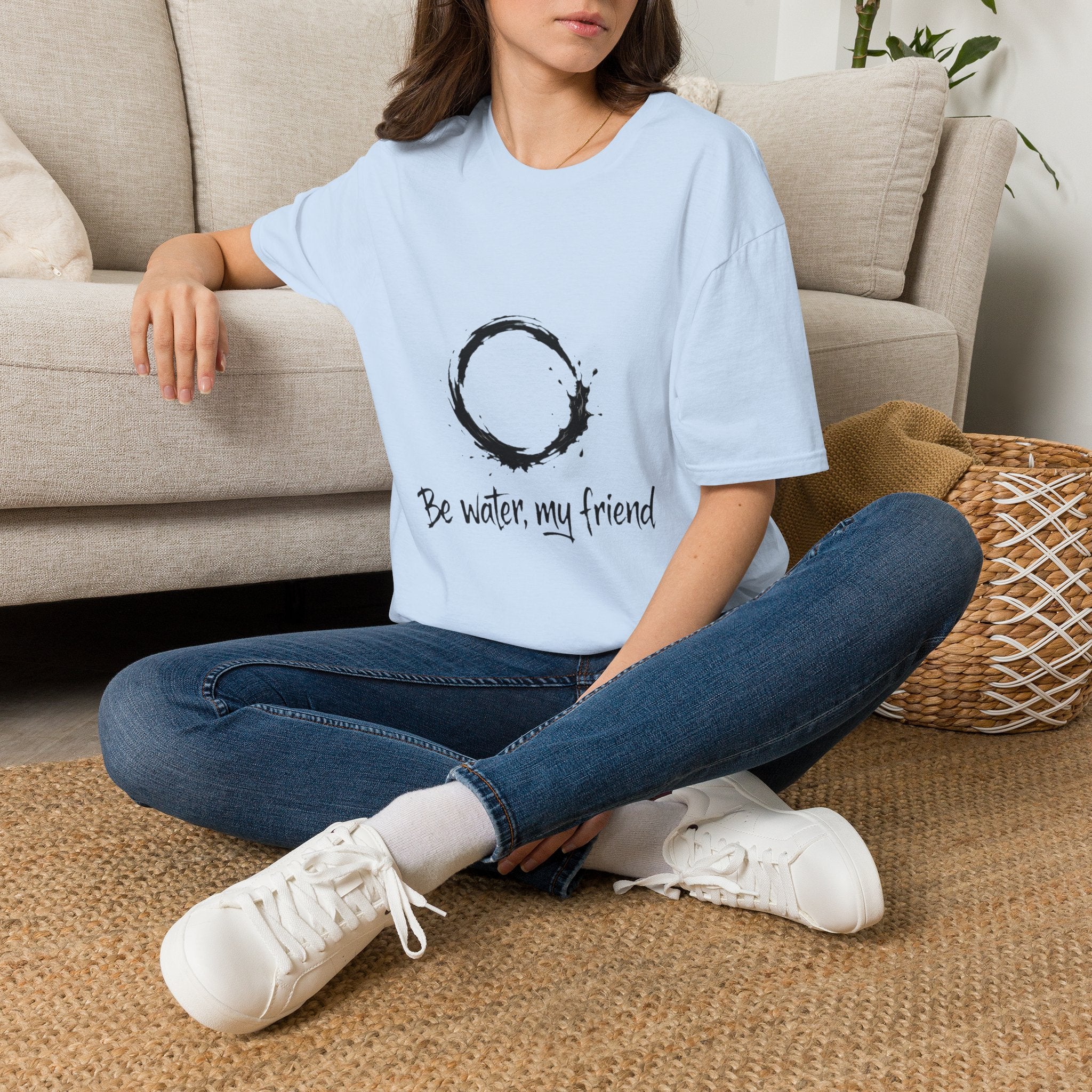 New Design Philosophy T‑Shirt “Be water, my friend” – Unisex Soft Cotton