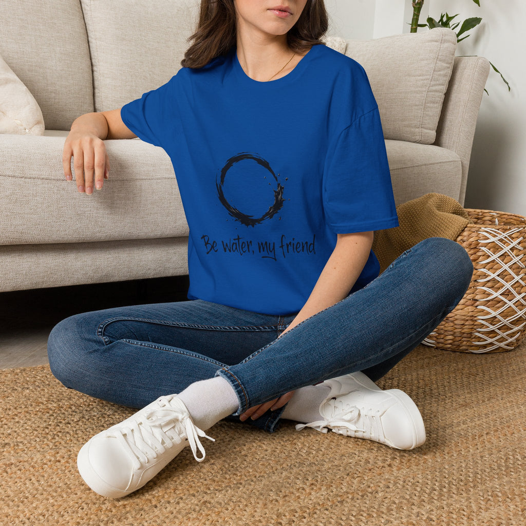 New Design Philosophy T‑Shirt “Be water, my friend” – Unisex Soft Cotton