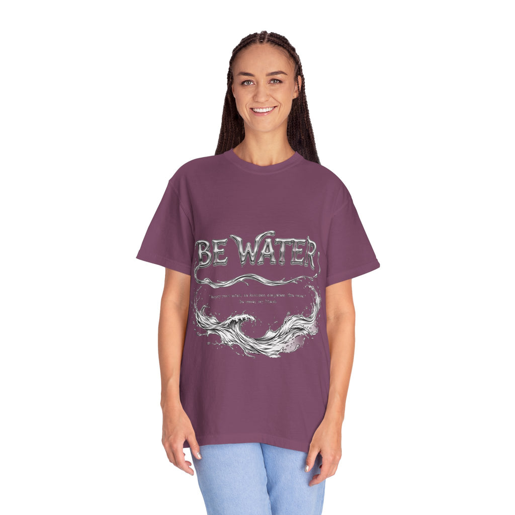Bruce Lee "Be Water" Philosophy T-Shirt | Garment-Dyed Relaxed Fit, Unisex Style