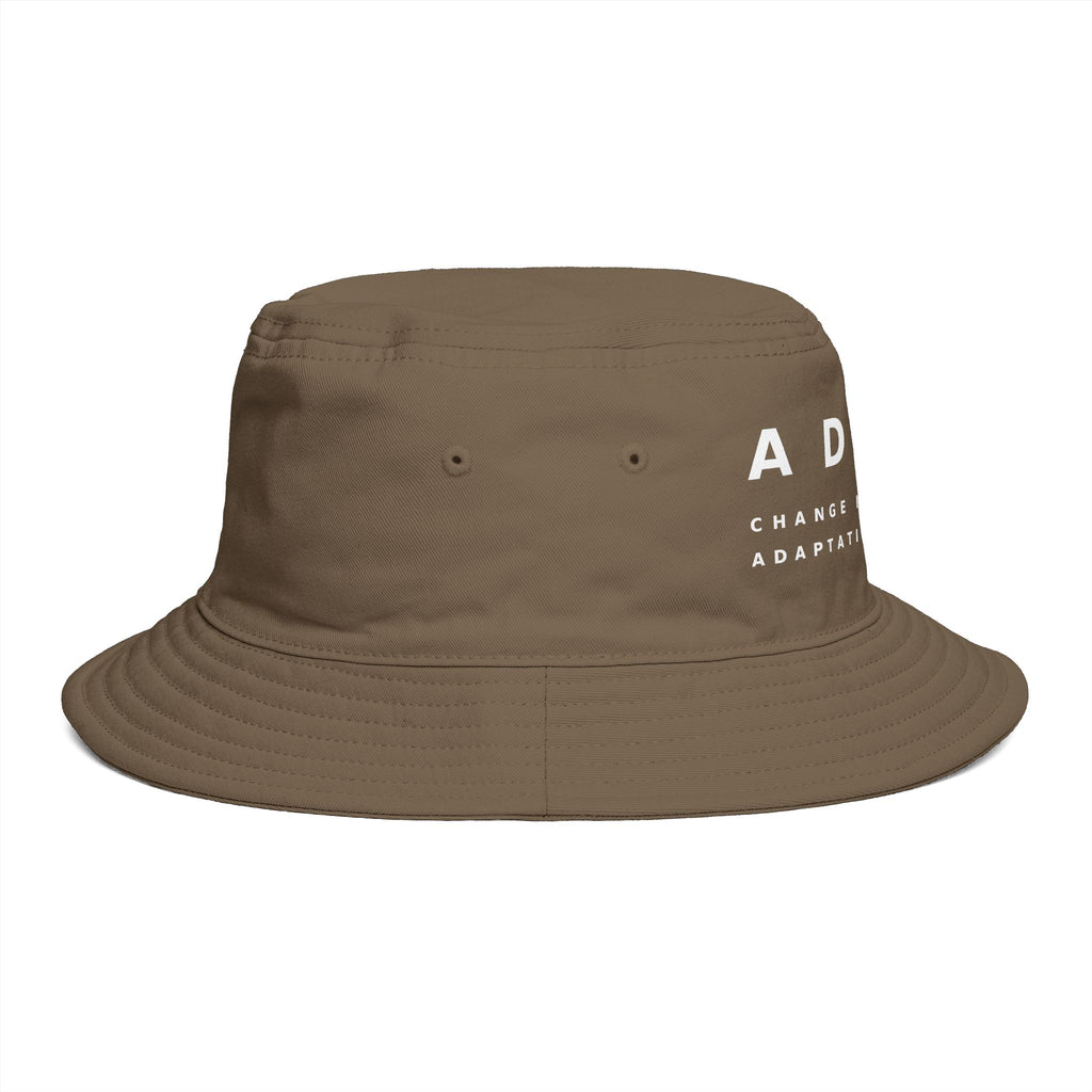 BeWater ADAPT Embroidered Bucket Hat — Minimalist Outdoor Surf & Streetwear