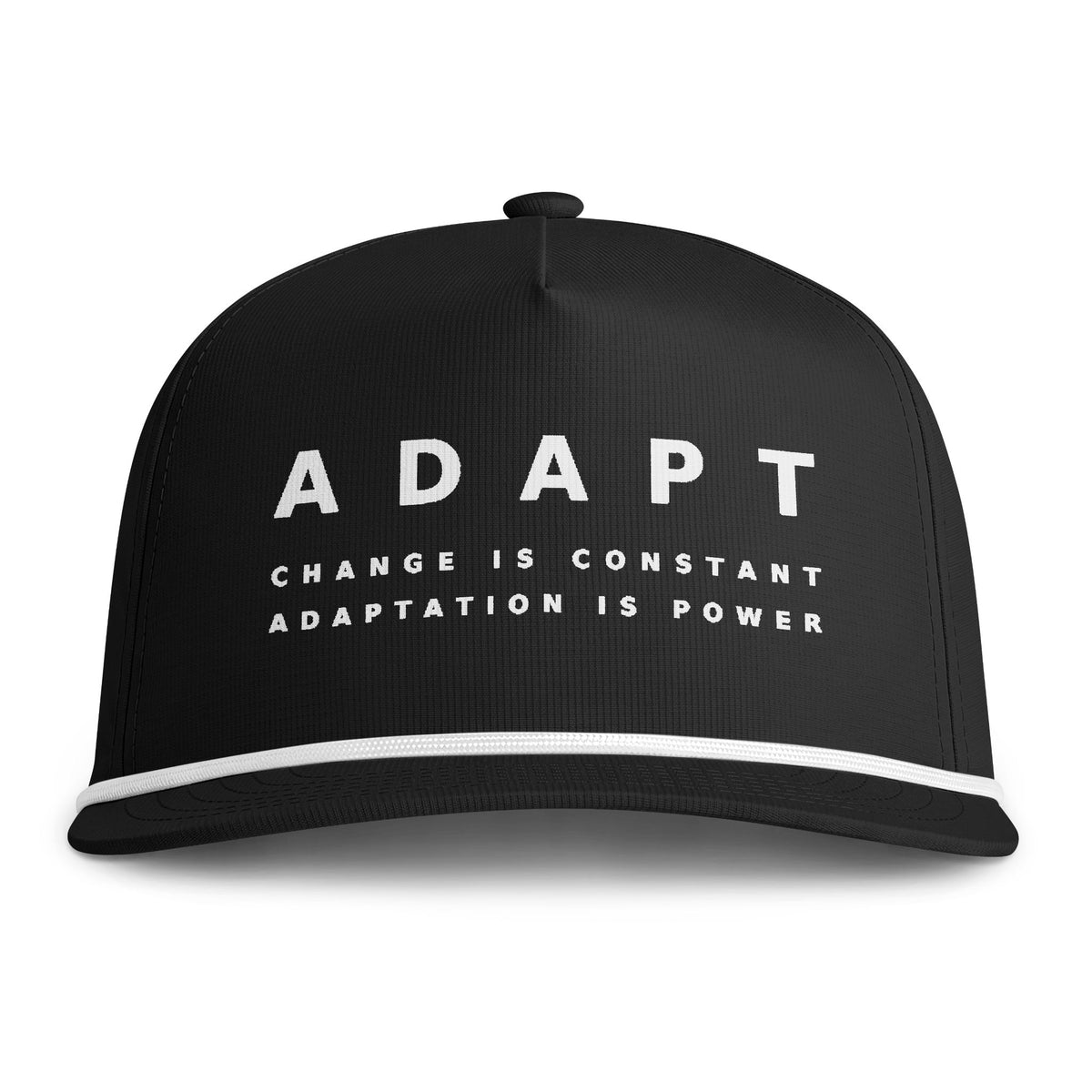 BeWater ADAPT Sunwashed Rope Cap - Retro Water Drop Logo Rope-Trim Baseball Hat