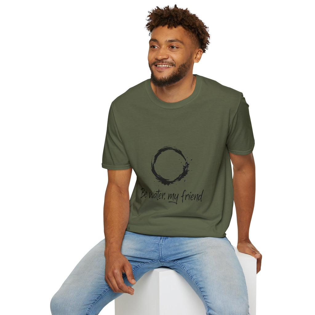 New Design Philosophy T‑Shirt “Be water, my friend” – Unisex Soft Cotton