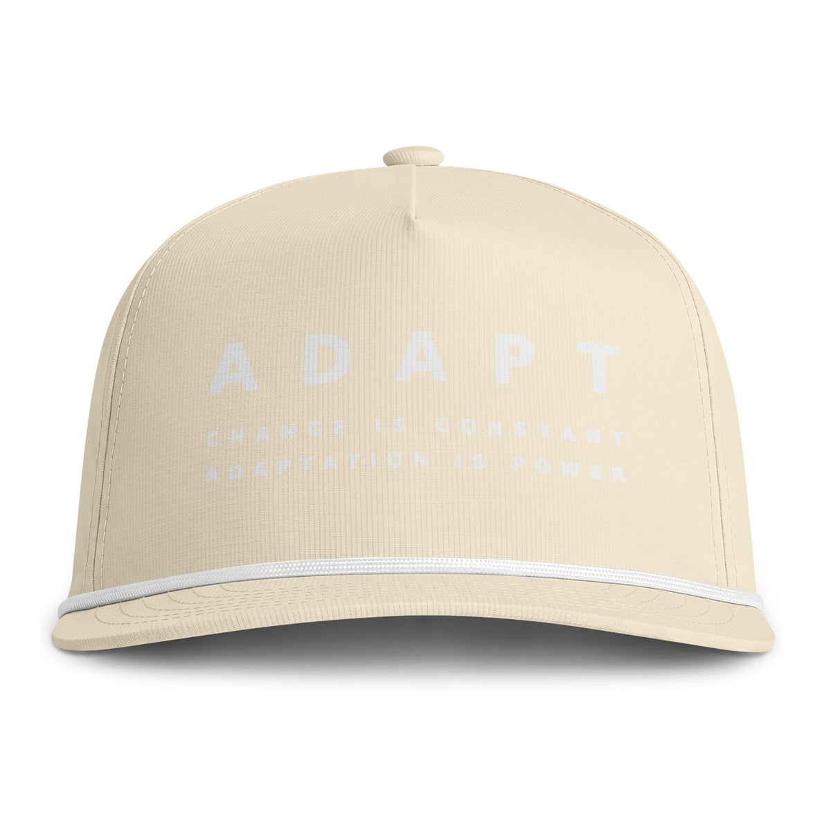 BeWater ADAPT Sunwashed Rope Cap - Retro Water Drop Logo Rope-Trim Baseball Hat
