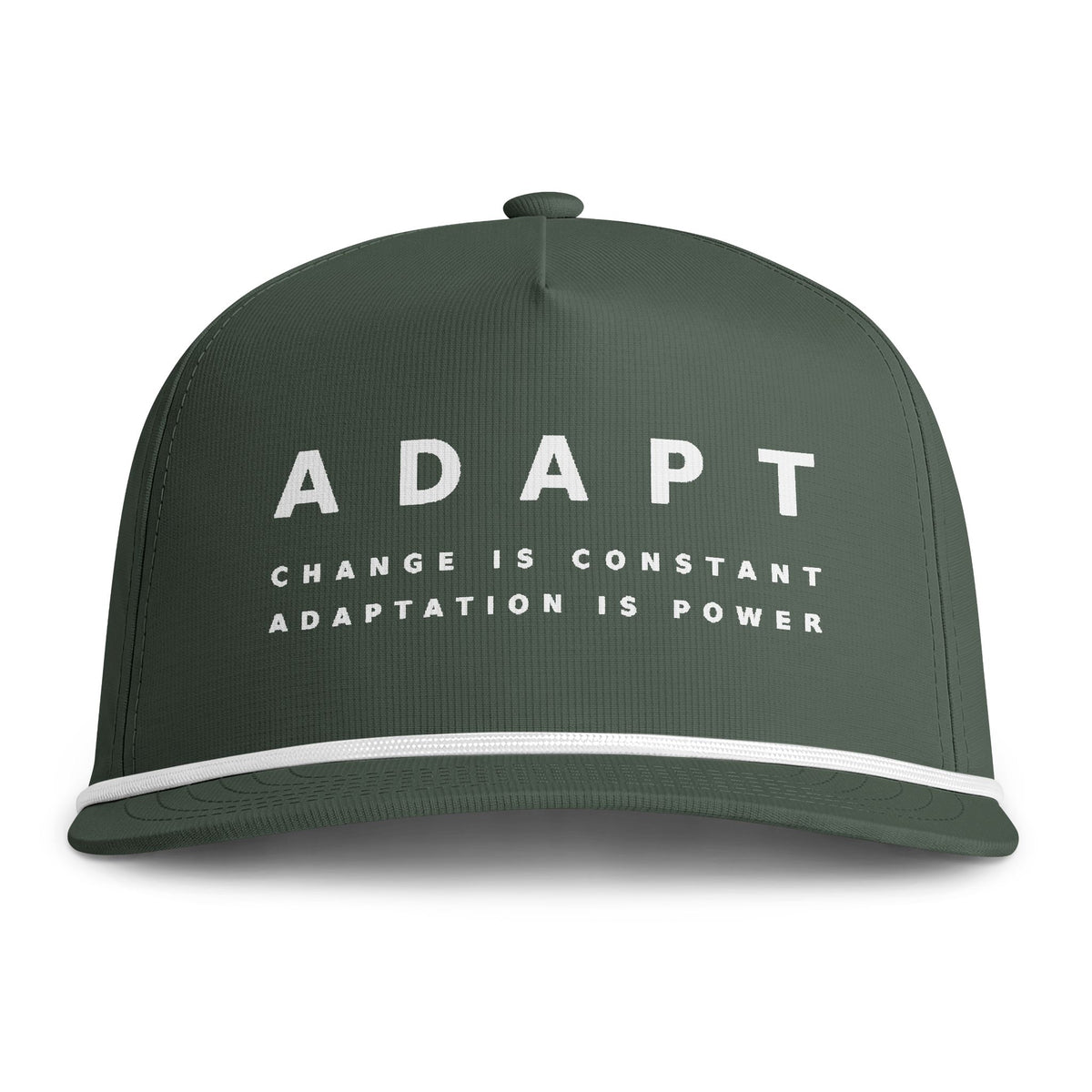 BeWater ADAPT Sunwashed Rope Cap - Retro Water Drop Logo Rope-Trim Baseball Hat