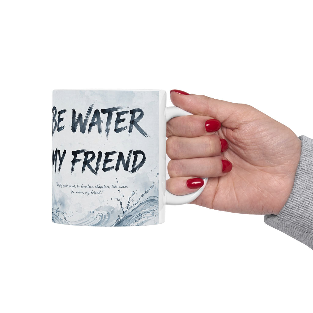 The Water Way Mug – Bruce Lee's Timeless Wisdom, Now in Ceramic (11oz & 15oz)
