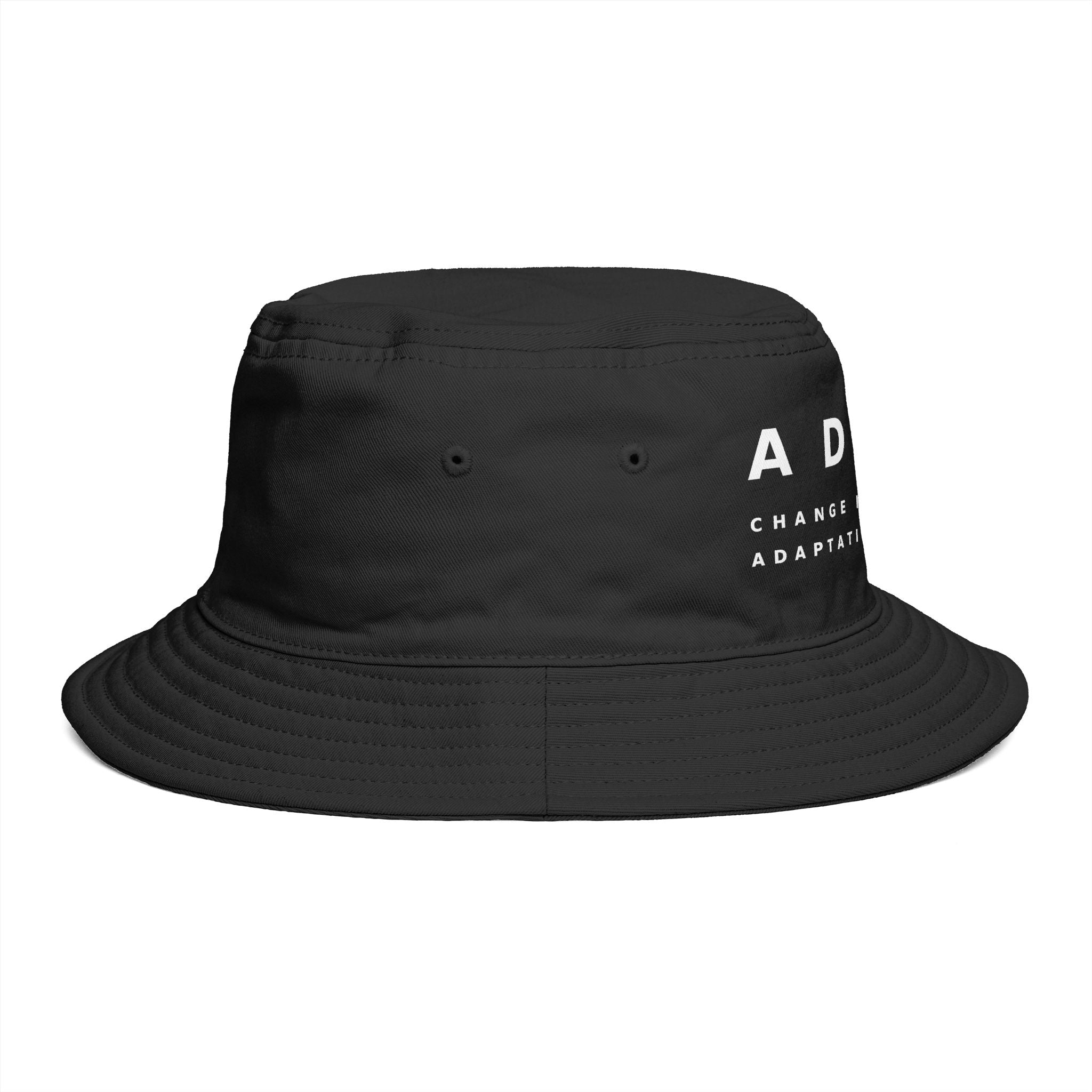 BeWater ADAPT Embroidered Bucket Hat — Minimalist Outdoor Surf & Streetwear