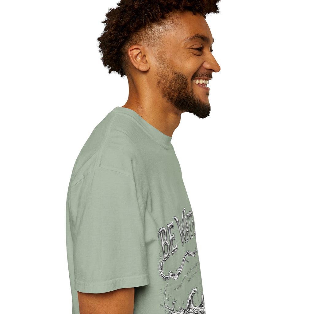 Bruce Lee "Be Water" Philosophy T-Shirt | Garment-Dyed Relaxed Fit, Unisex Style