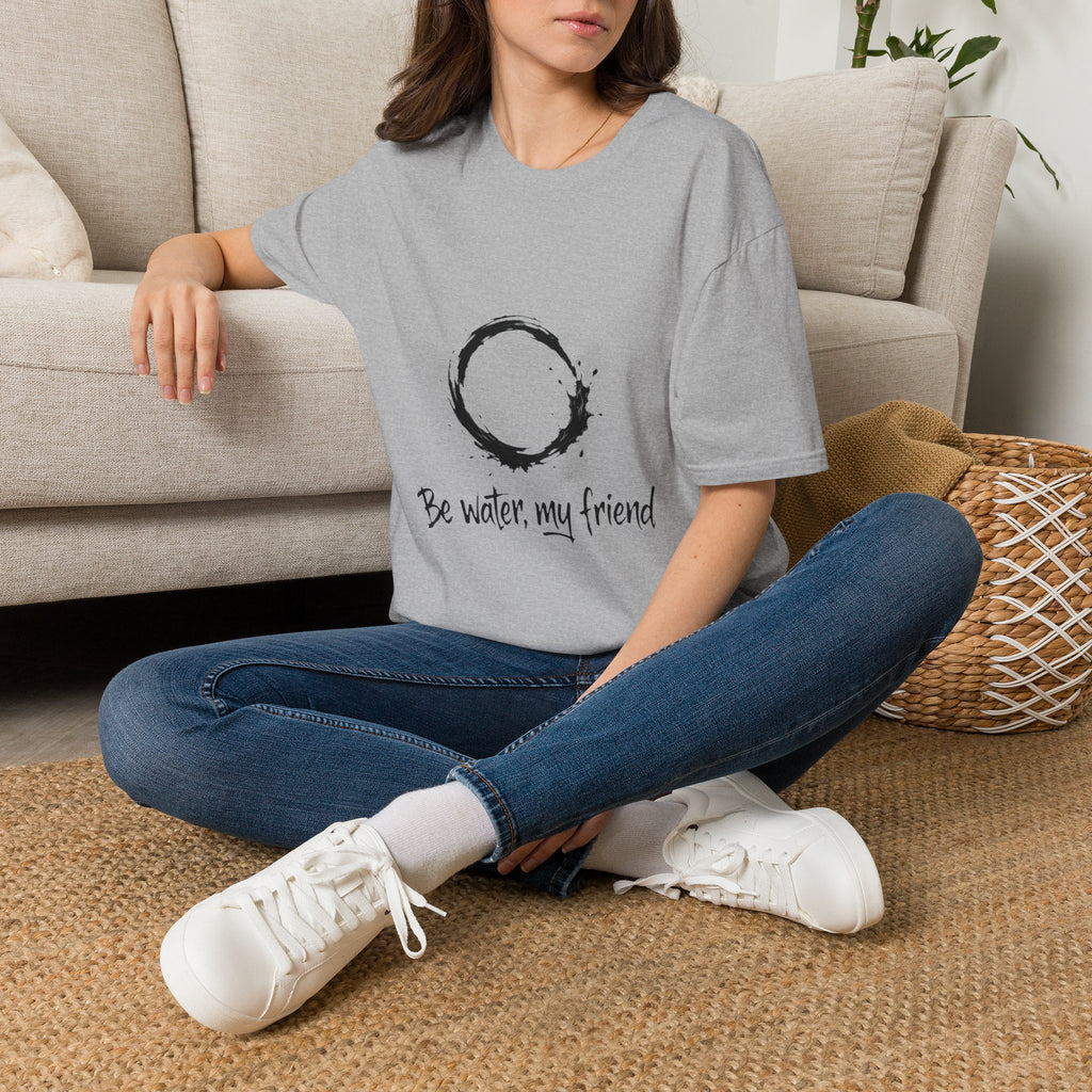 New Design Philosophy T‑Shirt “Be water, my friend” – Unisex Soft Cotton