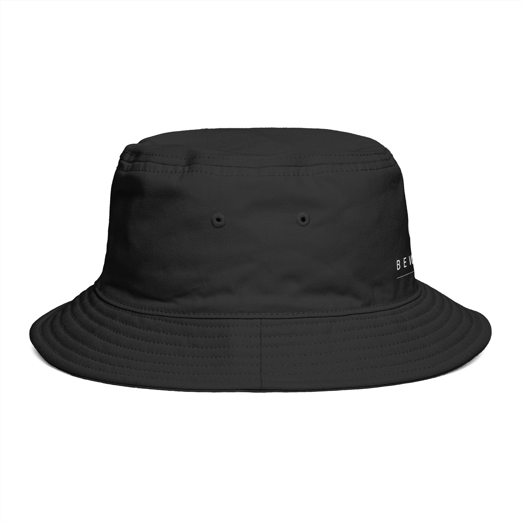 Be Water Embroidered Bucket Hat — Minimalist Outdoor Surf & Streetwear