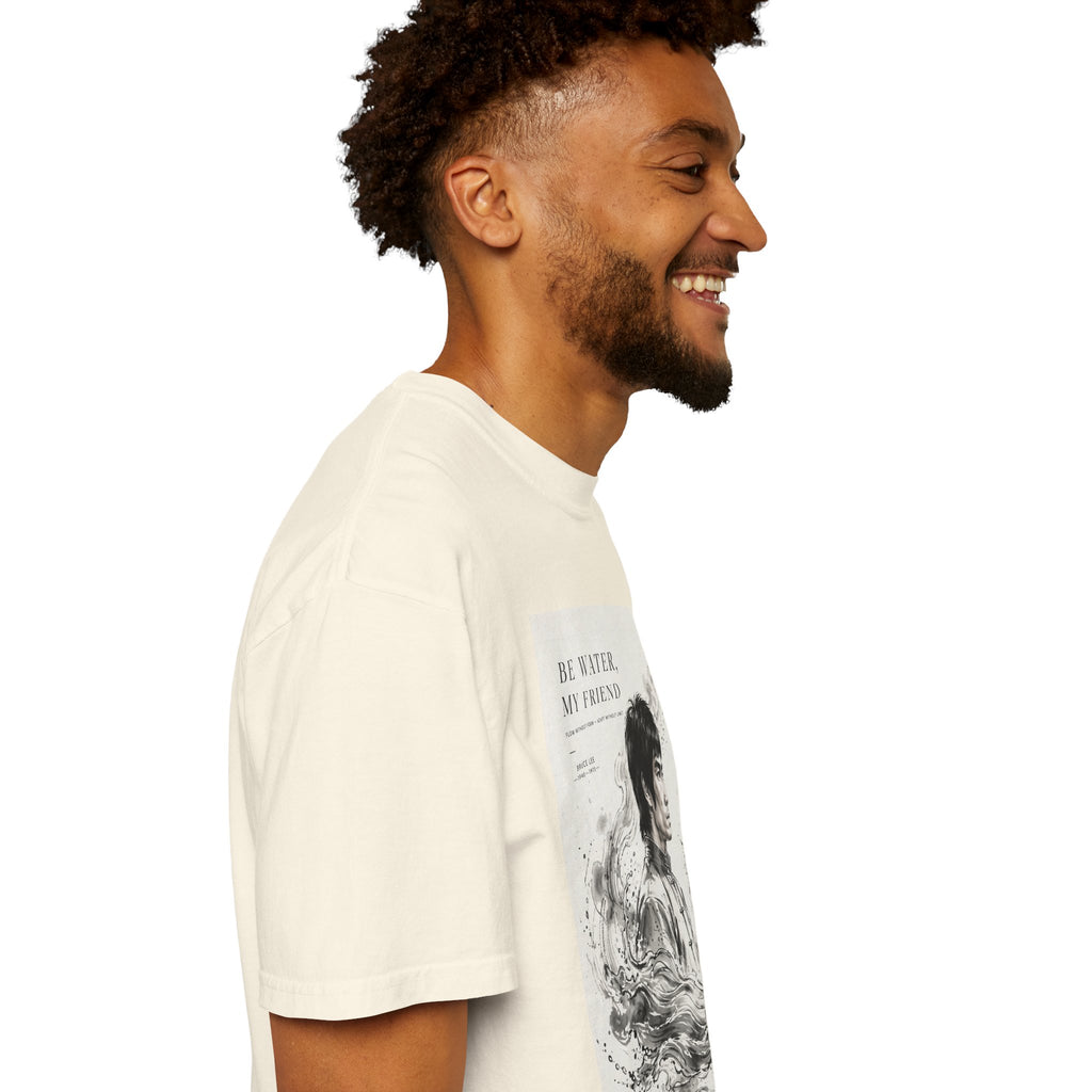 Unisex Garment-Dyed Multiple Colors T-shirt | Bruce Lee's Be Water My Friend