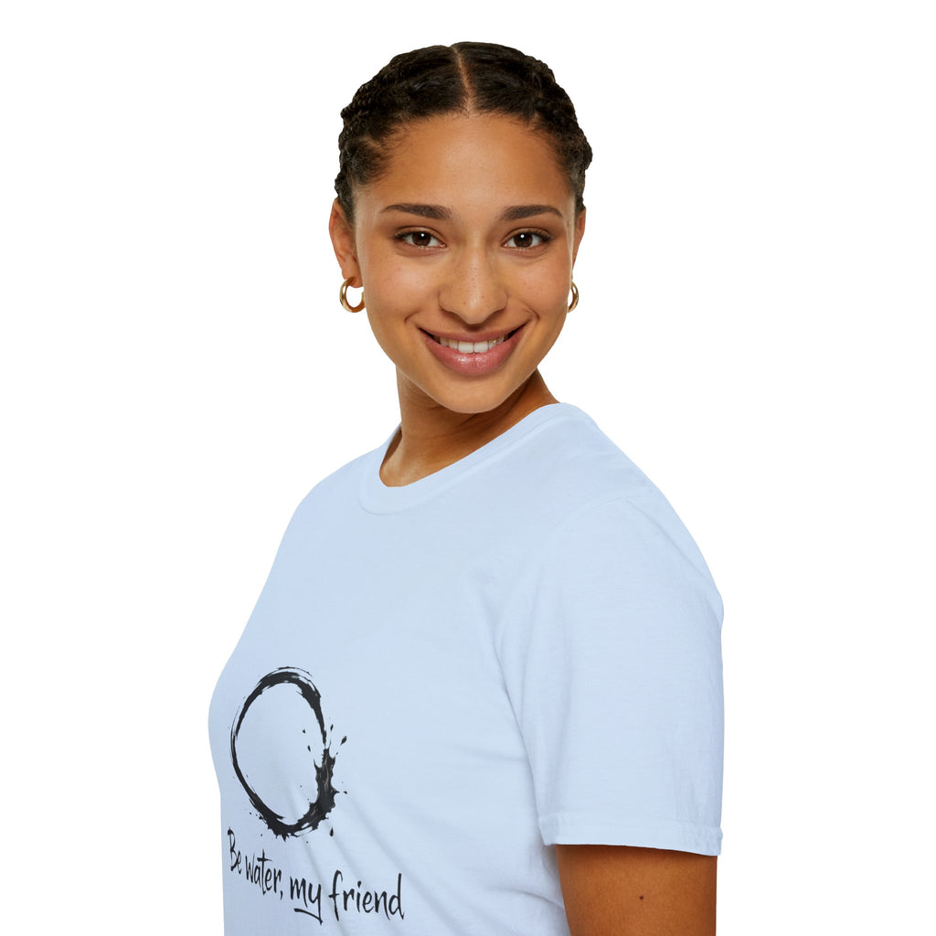 New Design Philosophy T‑Shirt “Be water, my friend” – Unisex Soft Cotton