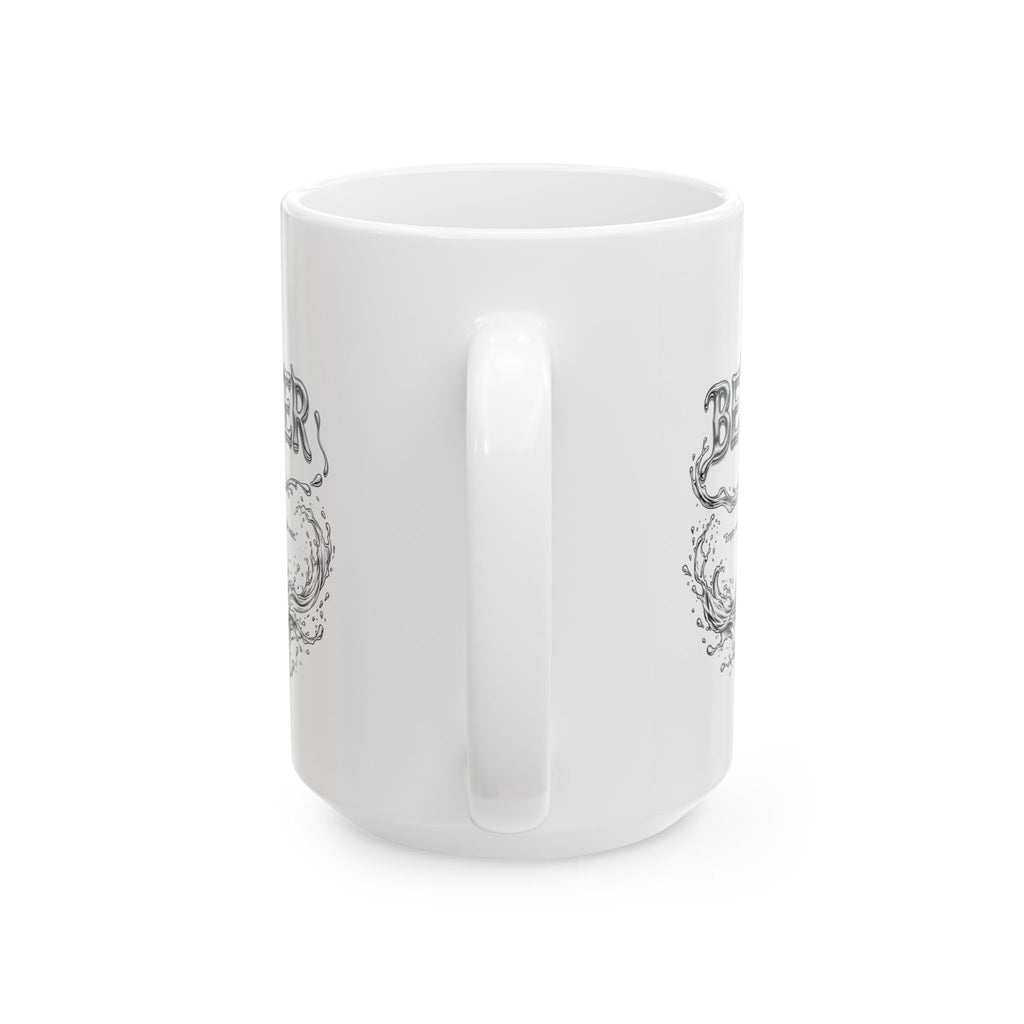 Bruce Lee "Be Water, My Friend" Ceramic Mug – Martial Arts Quote Coffee Cup, Inspirational Gift for Men & Women, Available in 11oz and 15oz