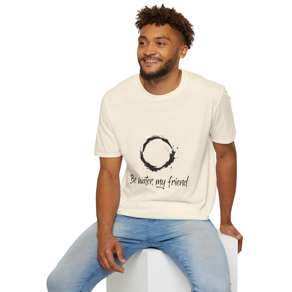New Design Philosophy T‑Shirt “Be water, my friend” – Unisex Soft Cotton