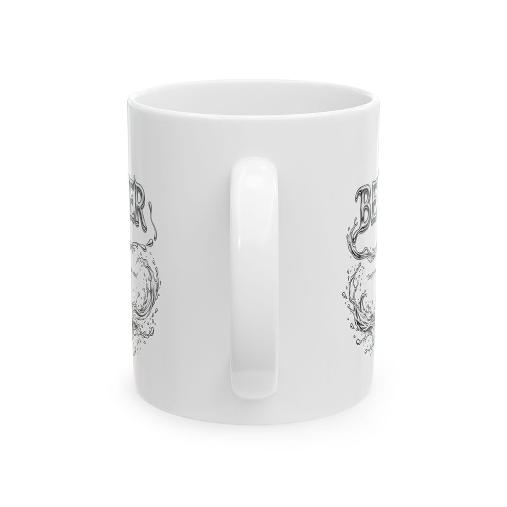 Bruce Lee "Be Water, My Friend" Ceramic Mug – Martial Arts Quote Coffee Cup, Inspirational Gift for Men & Women, Available in 11oz and 15oz
