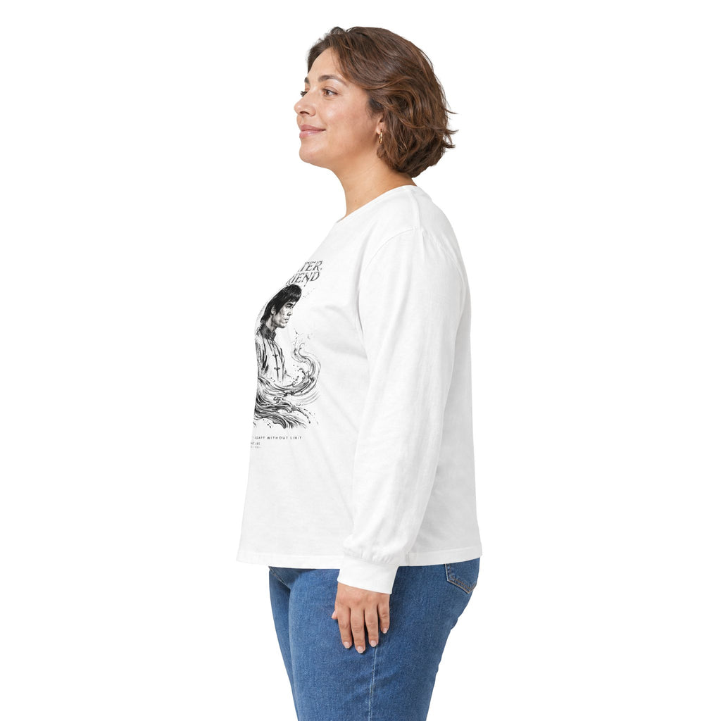 "Be Water" Long Sleeve T-Shirt – Bruce Lee Iconic Quote, Lightweight & Comfortable for Everyday Wear