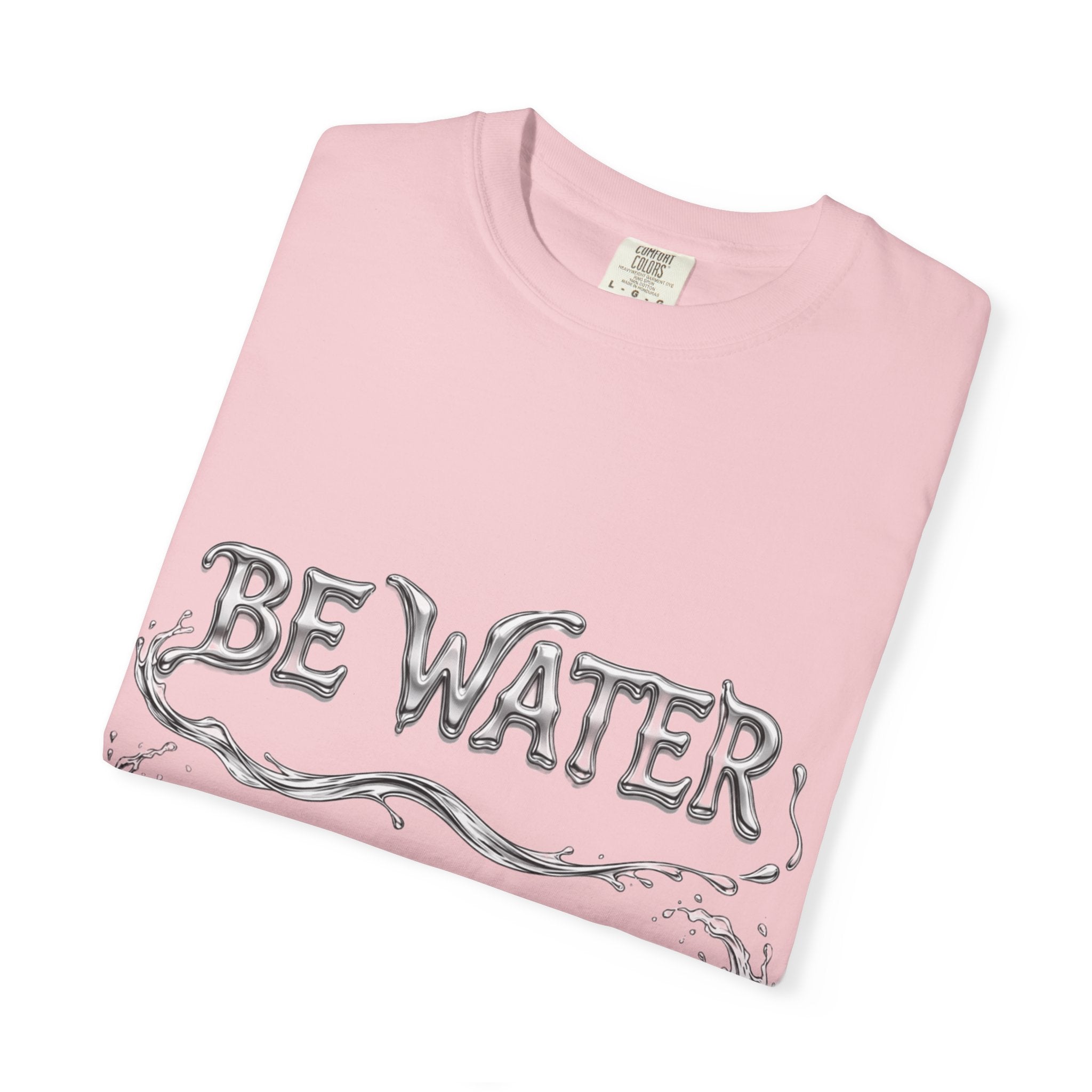 Bruce Lee "Be Water" Philosophy T-Shirt | Garment-Dyed Relaxed Fit, Unisex Style