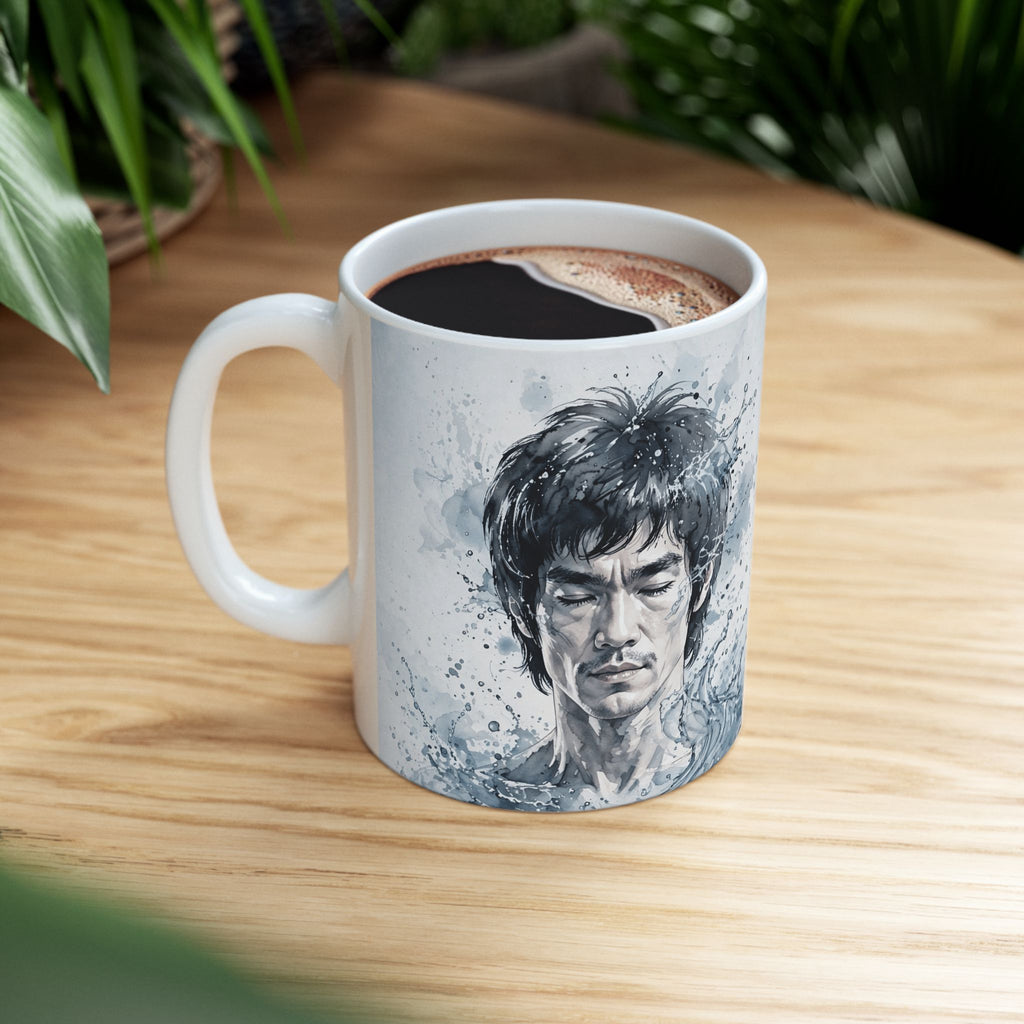 The Water Way Mug – Bruce Lee's Timeless Wisdom, Now in Ceramic (11oz & 15oz)