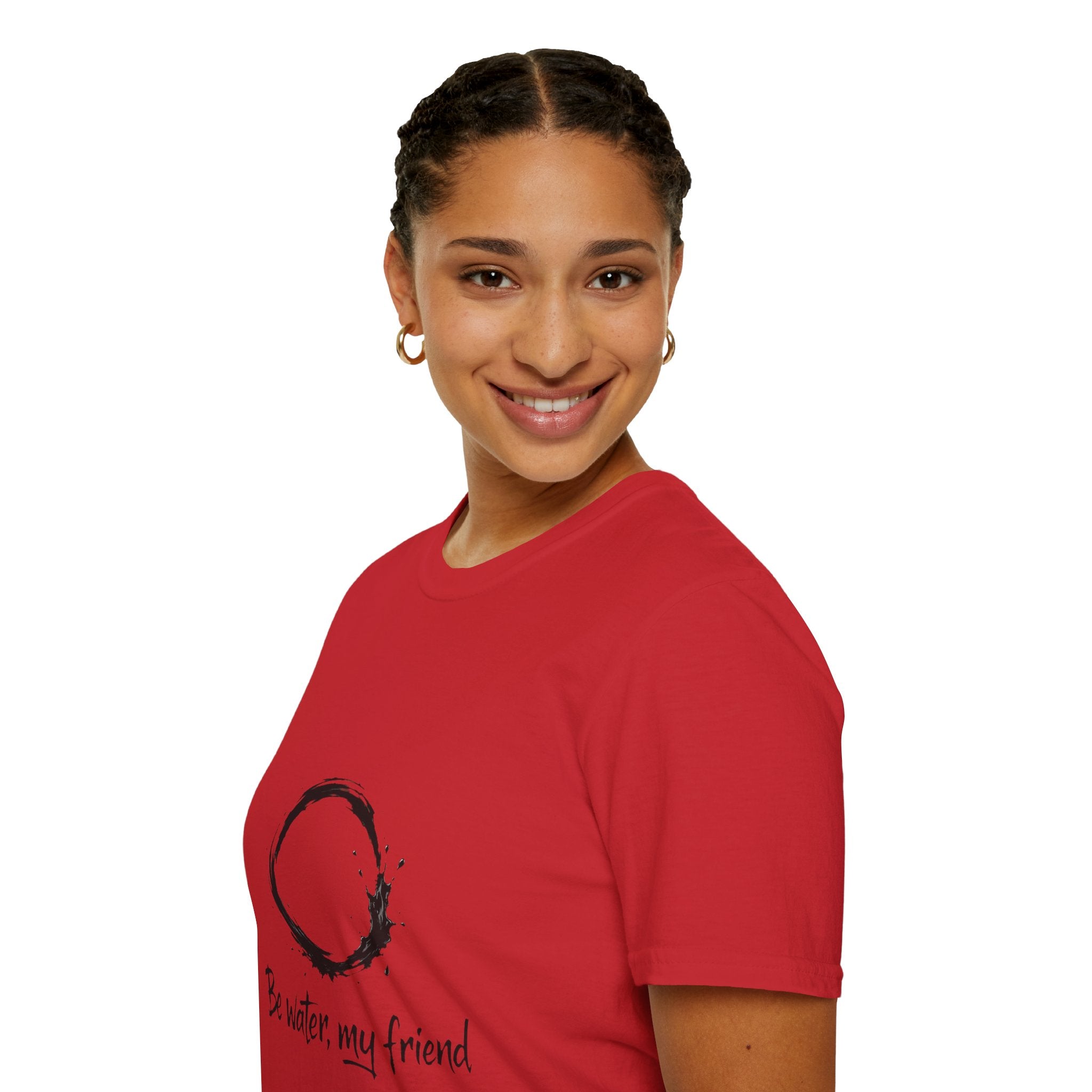 New Design Philosophy T‑Shirt “Be water, my friend” – Unisex Soft Cotton