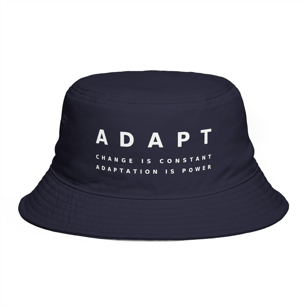 BeWater ADAPT Embroidered Bucket Hat — Minimalist Outdoor Surf & Streetwear