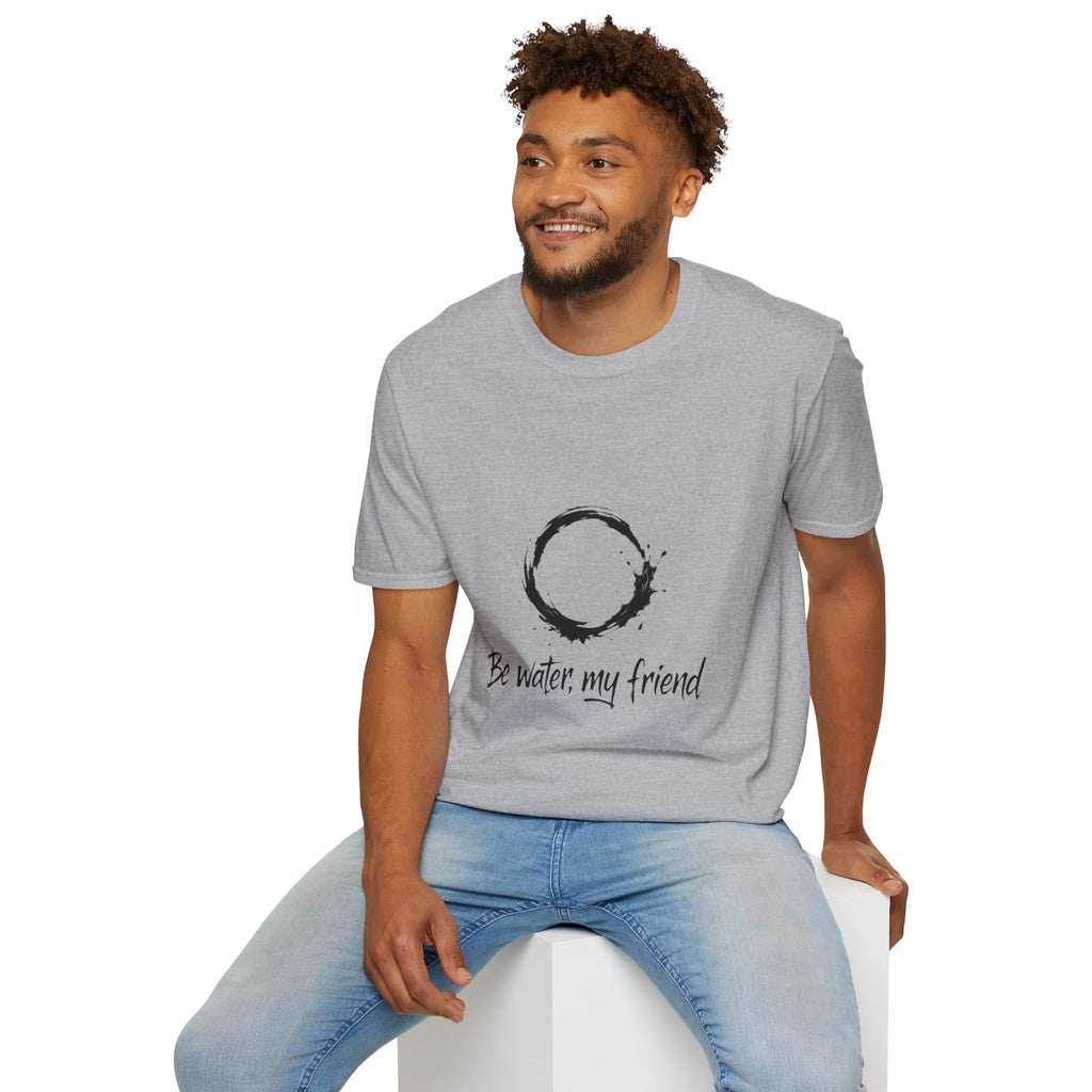 New Design Philosophy T‑Shirt “Be water, my friend” – Unisex Soft Cotton