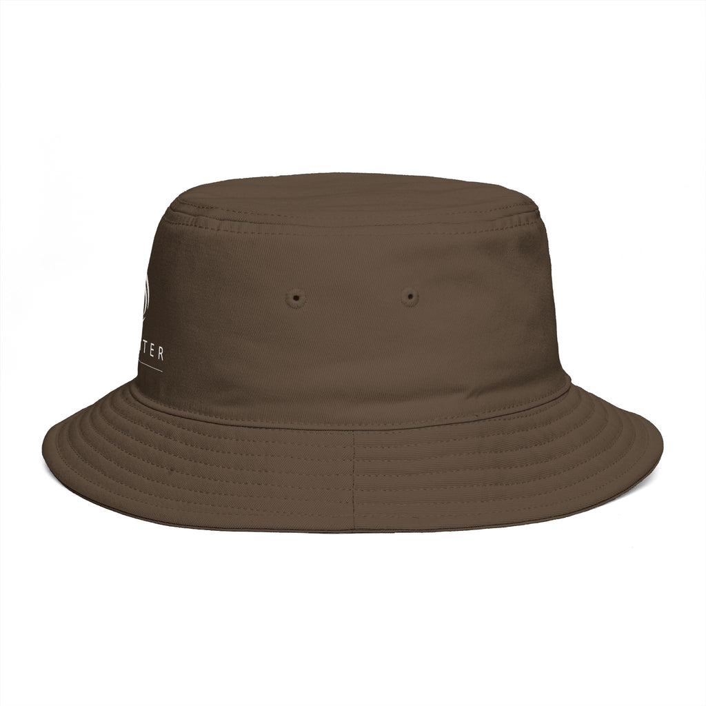 Be Water Embroidered Bucket Hat — Minimalist Outdoor Surf & Streetwear