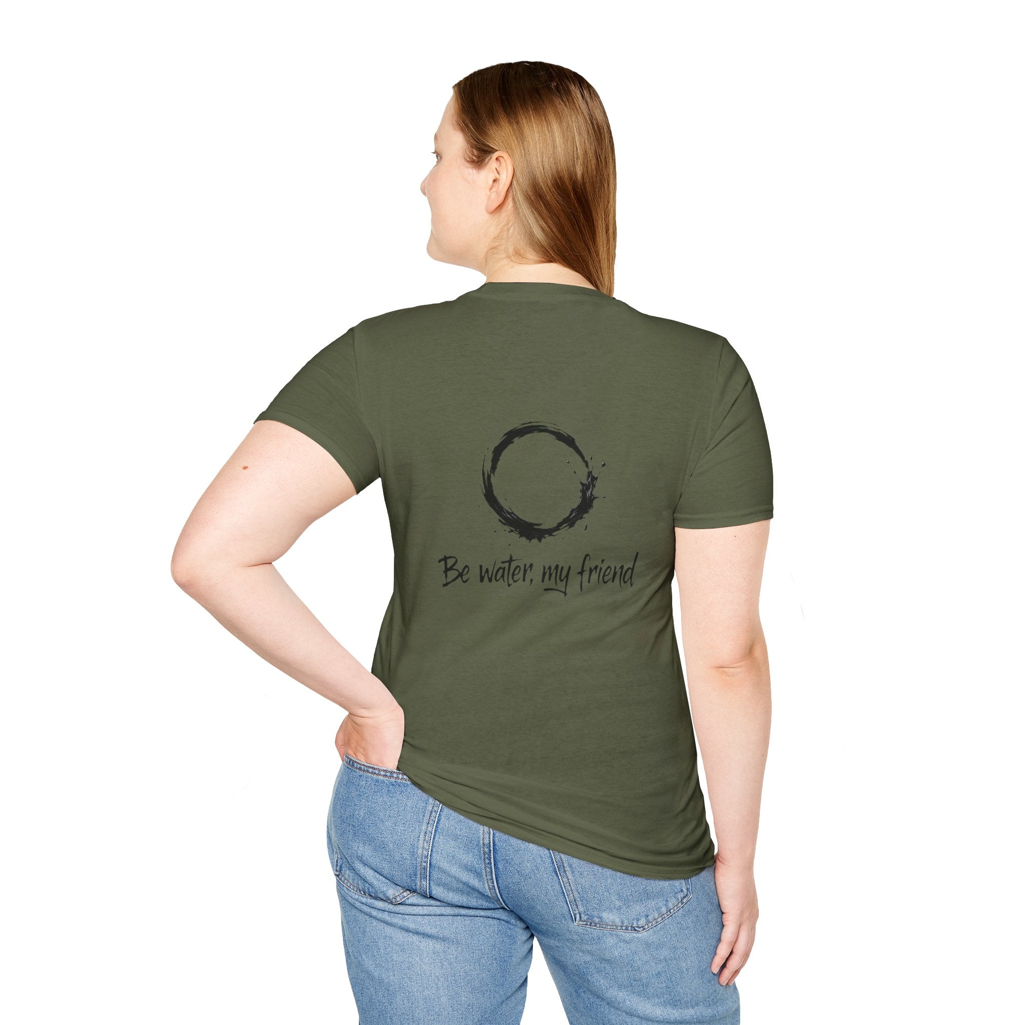 New Design Philosophy T‑Shirt “Be water, my friend” – Unisex Soft Cotton