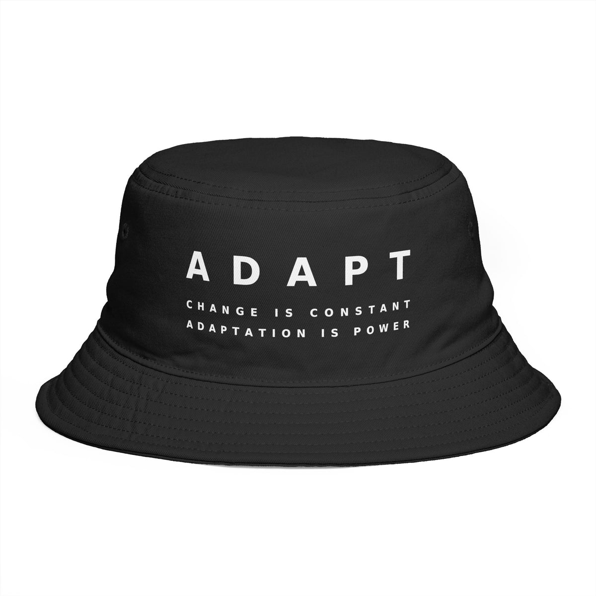 BeWater ADAPT Embroidered Bucket Hat — Minimalist Outdoor Surf & Streetwear