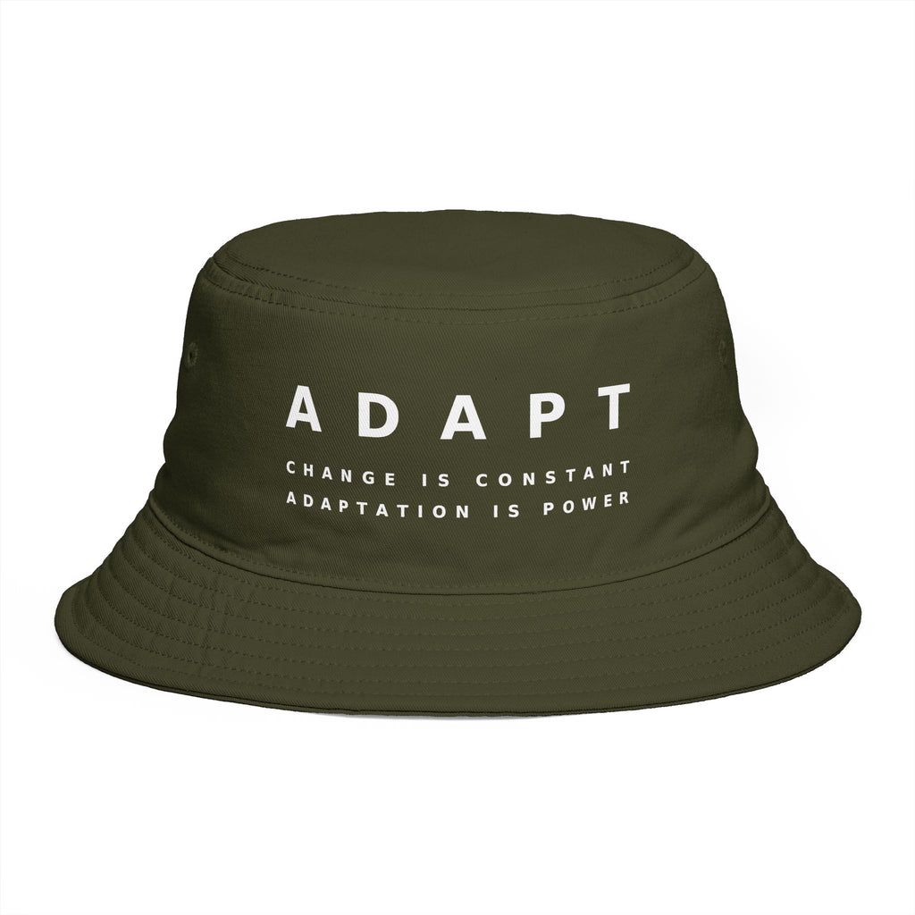 BeWater ADAPT Embroidered Bucket Hat — Minimalist Outdoor Surf & Streetwear