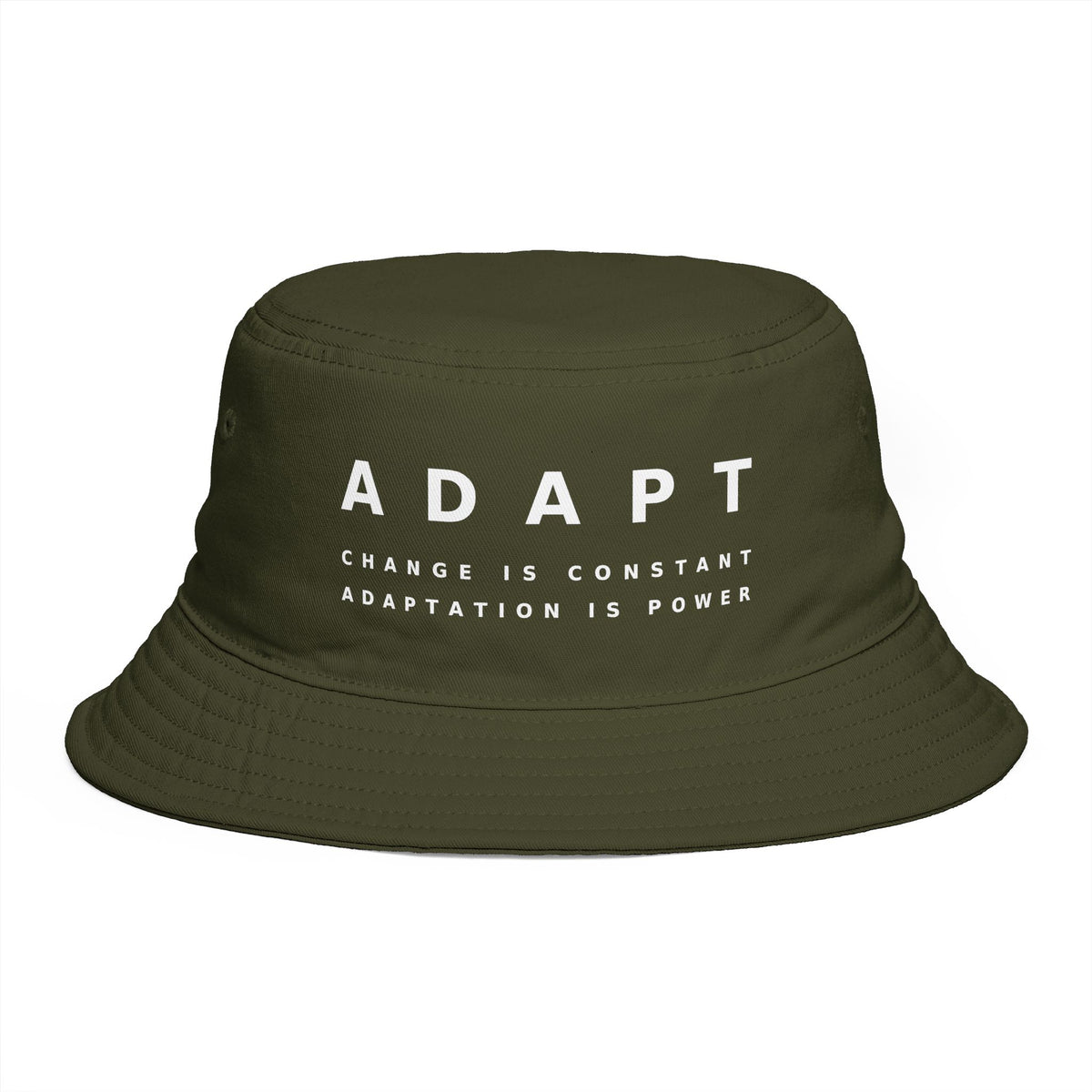 BeWater ADAPT Embroidered Bucket Hat — Minimalist Outdoor Surf & Streetwear