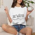 Bruce Lee "Be Water" Philosophy T-Shirt | Garment-Dyed Relaxed Fit, Unisex Style