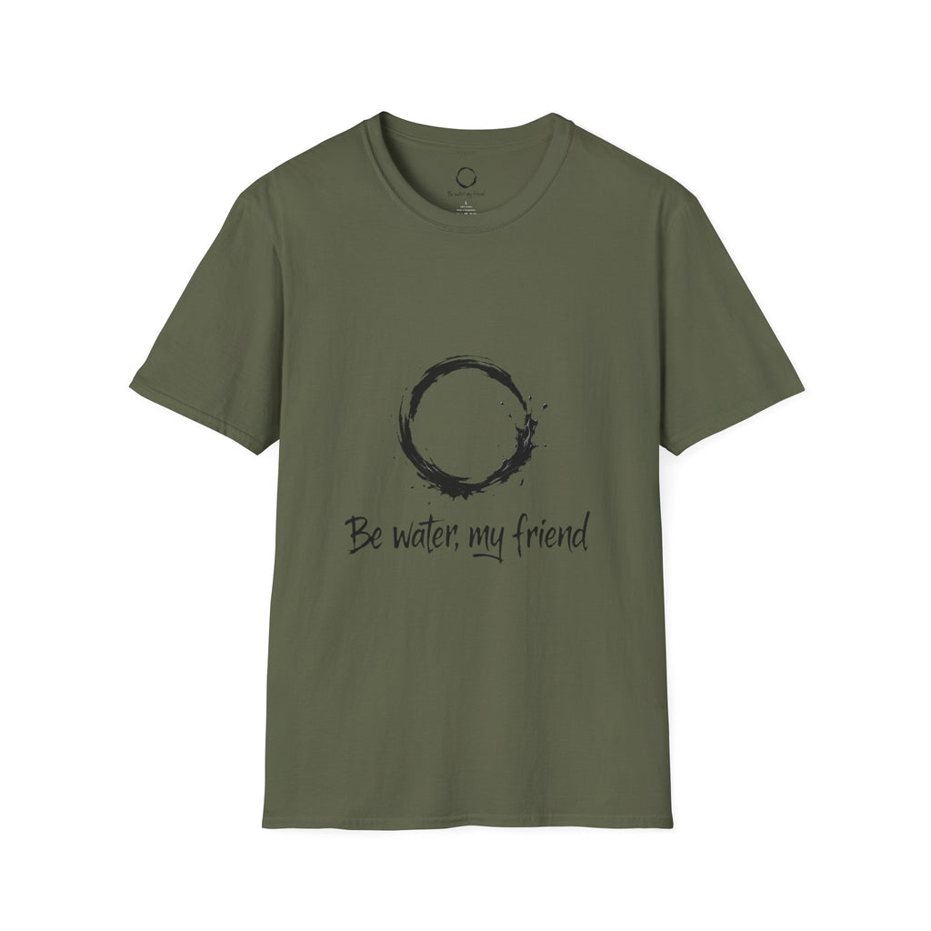 New Design Philosophy T‑Shirt “Be water, my friend” – Unisex Soft Cotton