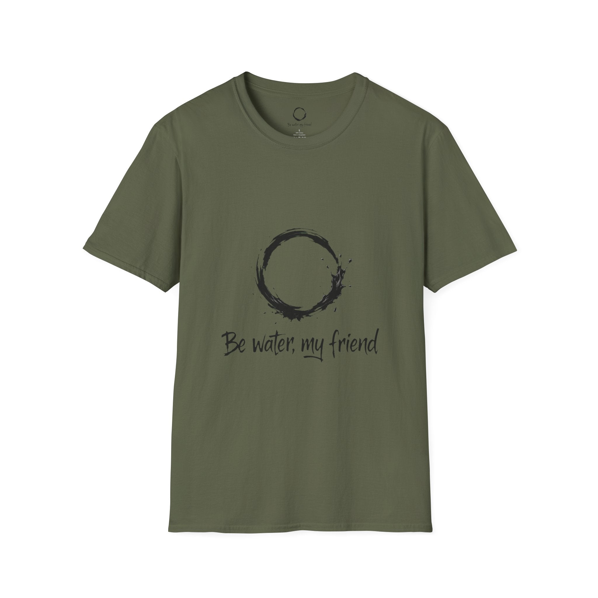 New Design Philosophy T‑Shirt “Be water, my friend” – Unisex Soft Cotton
